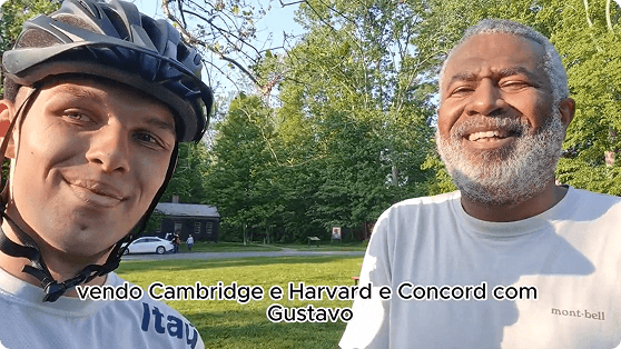 Nosso fundador Gustavo Kopp e o professor Scott Edwards em Harvard
